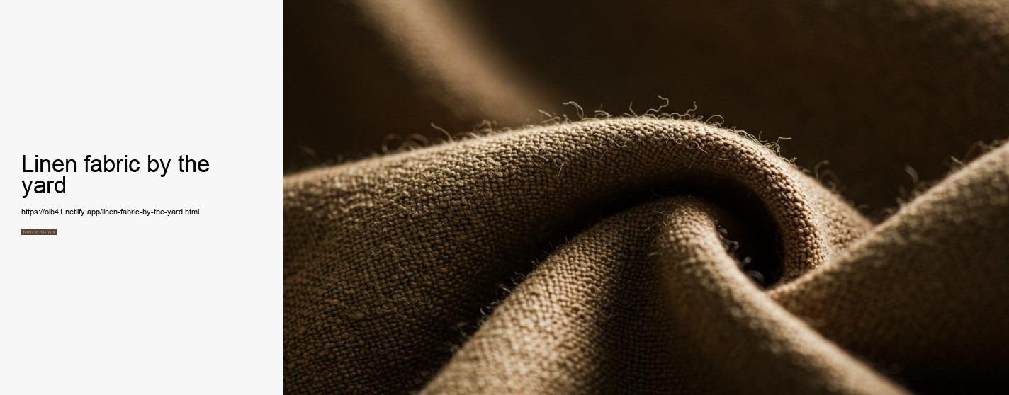 linen fabric by the yard