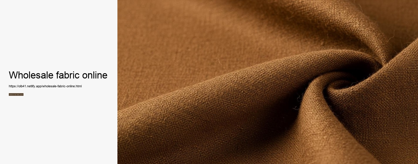 wholesale fabric online